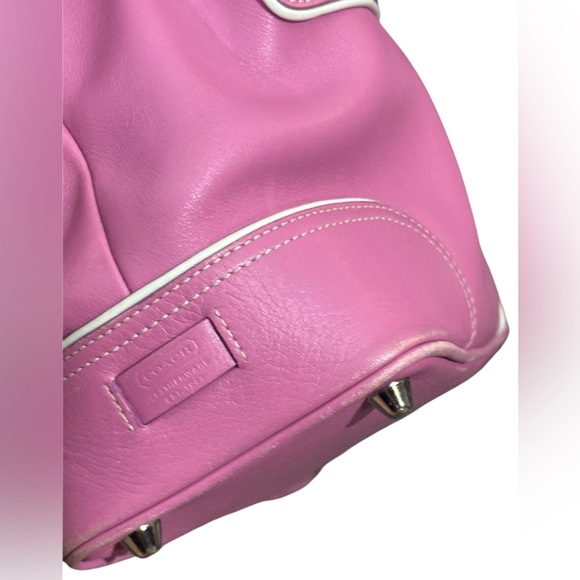 Coach Vintage Pink Hampton Satchel Tote with COA - Picture 12 of 16